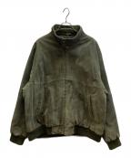 DUKEデューク）の古着「レザージャケット」｜グリーン