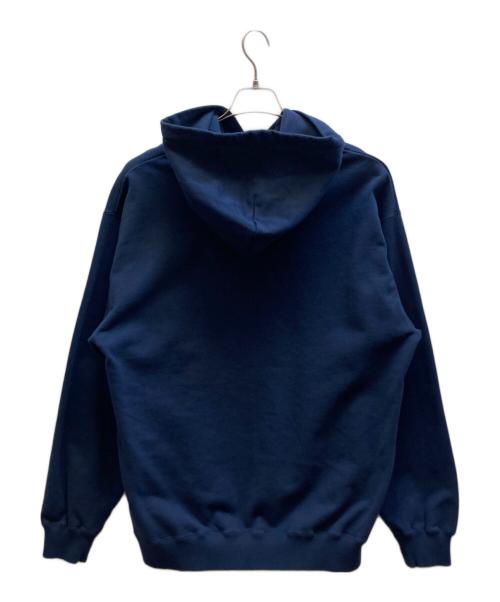 X-LARGE（エクストララージ）X-LARGE (エクストララージ) OFF LEASH HOODED SWEATSHIRT ネイビー サイズ:Lの古着・服飾アイテム