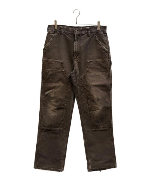 CarHartt（カーハート）CarHartt (カーハート) ダブルニーワークペインターパンツ ブラウン サイズ:W33の古着・服飾アイテム