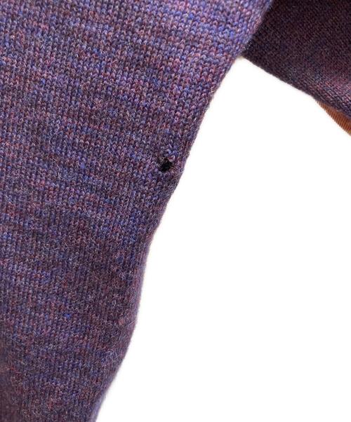 ETRO（エトロ）ETRO (エトロ) ペイズリー柄切替カーディガン パープル サイズ:-の古着・服飾アイテム