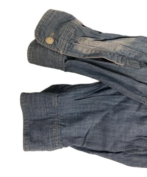 RRL（ダブルアールエル）RRL (ダブルアールエル) デニムワークシャツ ブルー サイズ:XSの古着・服飾アイテム