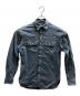RRL（ダブルアールエル）の古着「デニムワークシャツ」｜ブルー