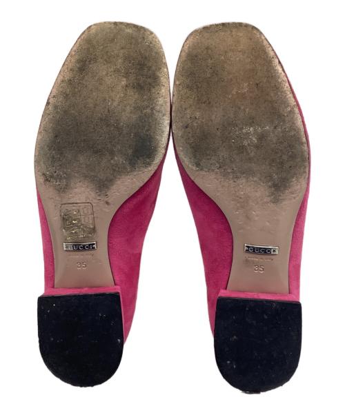 GUCCI（グッチ）GUCCI (グッチ) ビジュー インターロッキング パンプス ピンク サイズ:35の古着・服飾アイテム