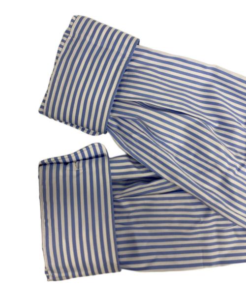 COMME des GARCONS HOMME DEUX（コムデギャルソン オム ドゥ）COMME des GARCONS HOMME DEUX (コムデギャルソン オム ドゥ) ストライプシャツ スカイブルー×ホワイト サイズ:Mの古着・服飾アイテム