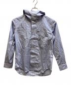 COMME des GARCONS HOMME DEUXコムデギャルソン オム ドゥ）の古着「綿ブロードストライプ」｜ホワイト×スカイブルー