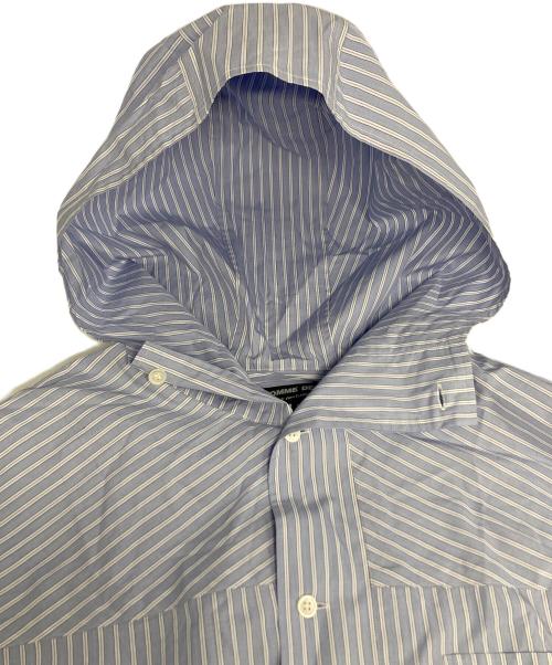 COMME des GARCONS HOMME DEUX（コムデギャルソン オム ドゥ）COMME des GARCONS HOMME DEUX (コムデギャルソン オム ドゥ) 綿ブロードストライプ ホワイト×スカイブルー サイズ:Mの古着・服飾アイテム
