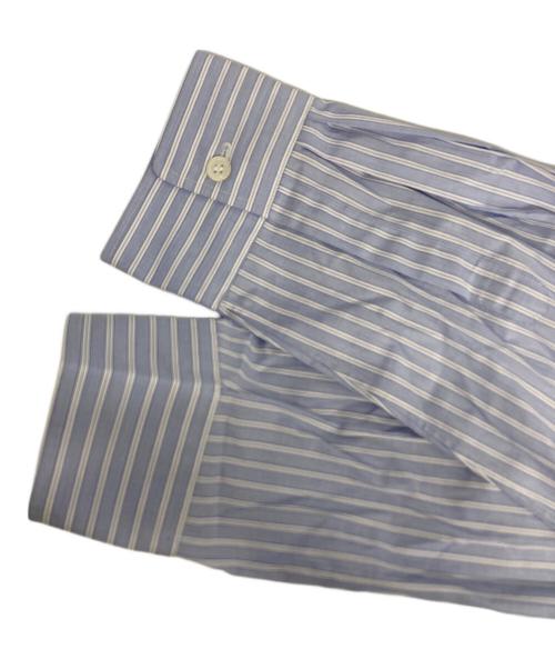 COMME des GARCONS HOMME DEUX（コムデギャルソン オム ドゥ）COMME des GARCONS HOMME DEUX (コムデギャルソン オム ドゥ) 綿ブロードストライプ ホワイト×スカイブルー サイズ:Mの古着・服飾アイテム