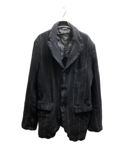 COMME des GARCONS HOMME DEUX（コムデギャルソン オム ドゥ）COMME des GARCONS HOMME DEUX (コムデギャルソン オム ドゥ) 縮絨ジャケット ブラック サイズ:Ｌの古着・服飾アイテム