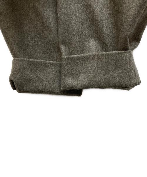 COMME des GARCONS HOMME DEUX（コムデギャルソン オム ドゥ）COMME des GARCONS HOMME DEUX (コムデギャルソン オム ドゥ) ウールテーパードパンツ グリーン サイズ:Mの古着・服飾アイテム