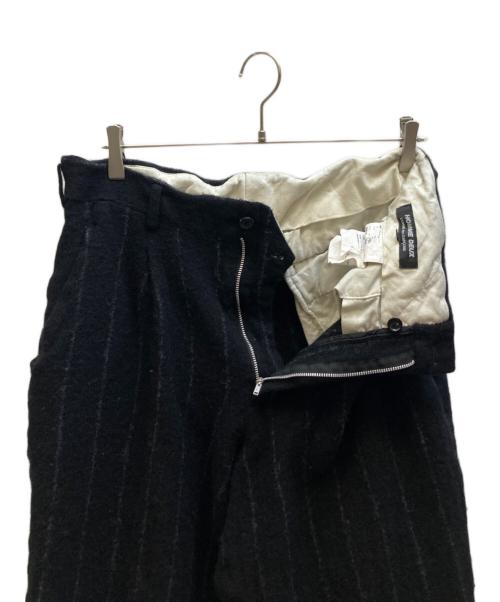 COMME des GARCONS HOMME DEUX（コムデギャルソン オム ドゥ）COMME des GARCONS HOMME DEUX (コムデギャルソン オム ドゥ) ウール縮絨パンツ ブラック サイズ:Mの古着・服飾アイテム