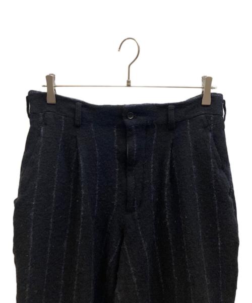COMME des GARCONS HOMME DEUX（コムデギャルソン オム ドゥ）COMME des GARCONS HOMME DEUX (コムデギャルソン オム ドゥ) ウール縮絨パンツ ブラック サイズ:Mの古着・服飾アイテム