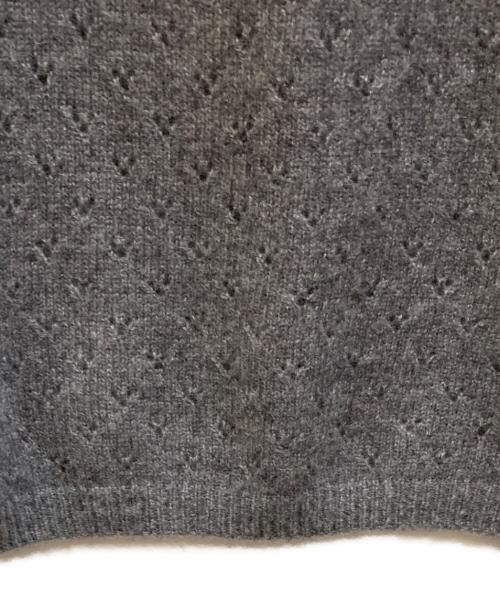 TOWAVASE（トワヴァーズ）TOWAVASE (トワヴァーズ) クルーネックカシミヤニット グレー サイズ:-の古着・服飾アイテム