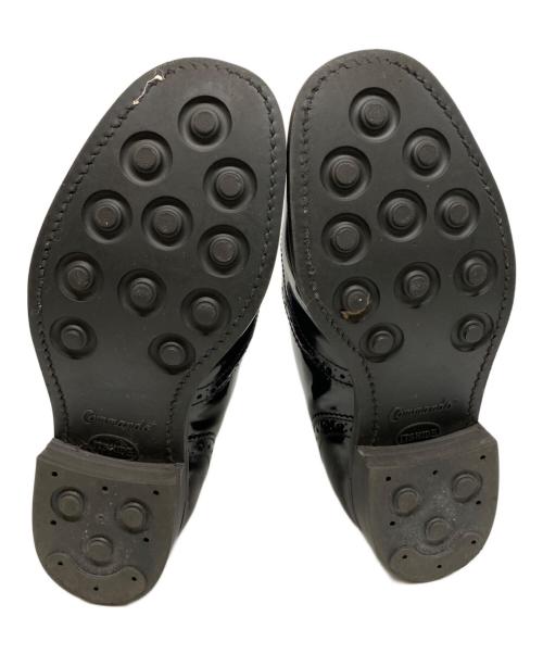 SANDERS（サンダース）SANDERS (サンダース) メリージェーンウィングチップシューズ ブラック サイズ:5の古着・服飾アイテム