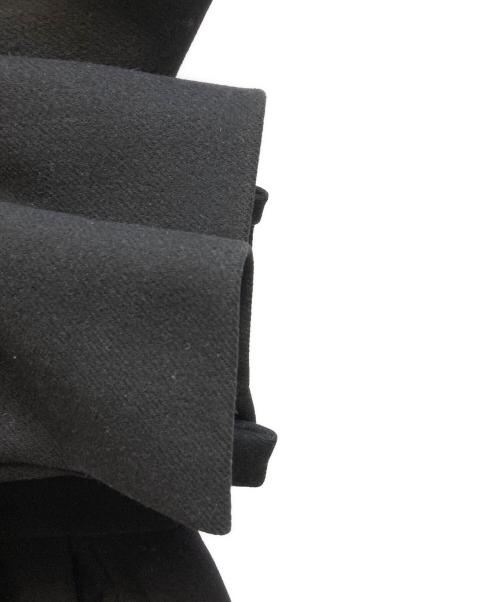 PRADA（プラダ）PRADA (プラダ) ウールPコート ブラック サイズ:38の古着・服飾アイテム