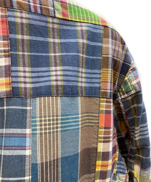 POLO RALPH LAUREN（ポロ・ラルフローレン）POLO RALPH LAUREN (ポロ・ラルフローレン) マドラスチェックパッチワークジャケット マルチカラー サイズ:S/Pの古着・服飾アイテム