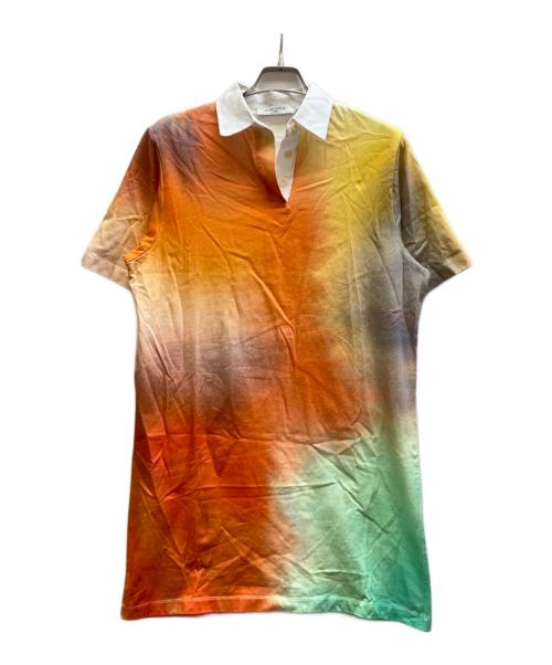 maison kitsune（メゾンキツネ）maison kitsune (メゾンキツネ) ポロドレス/KW01650KJ0102 オレンジ サイズ:XSの古着・服飾アイテム