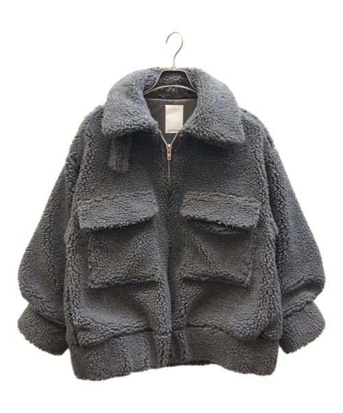 SHENERY（シーナリー）SHENERY (シーナリー) オーバーボアブルゾン グレー サイズ:36の古着・服飾アイテム