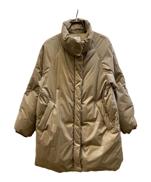 green label relaxing（グリーンレーベルリラクシング）green label relaxing (グリーンレーベルリラクシング) スタンドカラーダウンジャケット ベージュ サイズ:36の古着・服飾アイテム