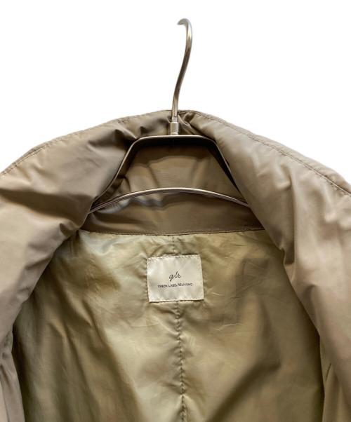 green label relaxing（グリーンレーベルリラクシング）green label relaxing (グリーンレーベルリラクシング) スタンドカラーダウンジャケット ベージュ サイズ:36の古着・服飾アイテム