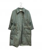 SHENERYシーナリー）の古着「中綿ロングコート」｜グリーン