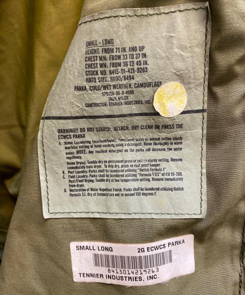 US ARMY（ユーエスアーミー）US ARMY (ユーエスアーミー) ウッドランドカモジャジャケット オリーブ サイズ:SMALL-LONGの古着・服飾アイテム