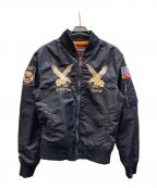 Schottショット）の古着「MA-1 ミシシッピ フライトジャケット」｜ブラック