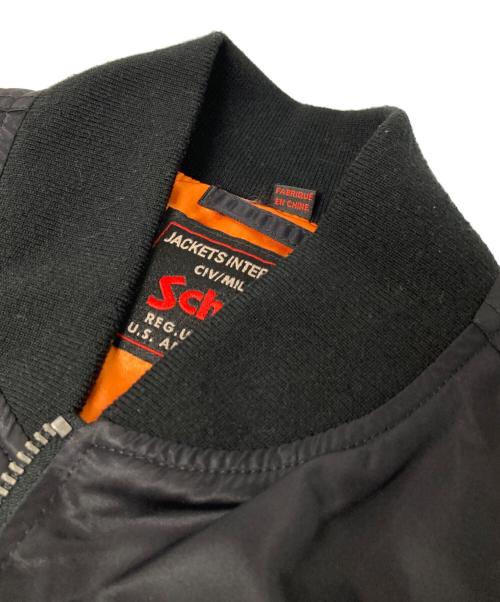 Schott（ショット）Schott (ショット) MA-1 ミシシッピ フライトジャケット ブラック サイズ:Sの古着・服飾アイテム