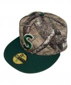 SUPREME×New Eraシュプリーム×ニューエラ）の古着「Reaper S Logo キャップ」｜グリーン