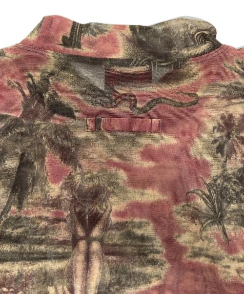 Jean Paul GAULTIER CLASSIQUE3（ジャンポール・ゴルチエ）Jean Paul GAULTIER CLASSIQUE3 (ジャンポール・ゴルチエ) 半袖パワーネット ベージュ サイズ:48の古着・服飾アイテム