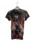 Jean Paul GAULTIER (ジャンポールゴルチェ) 半袖パワーネット レッド×ブラック サイズ:48：15000円