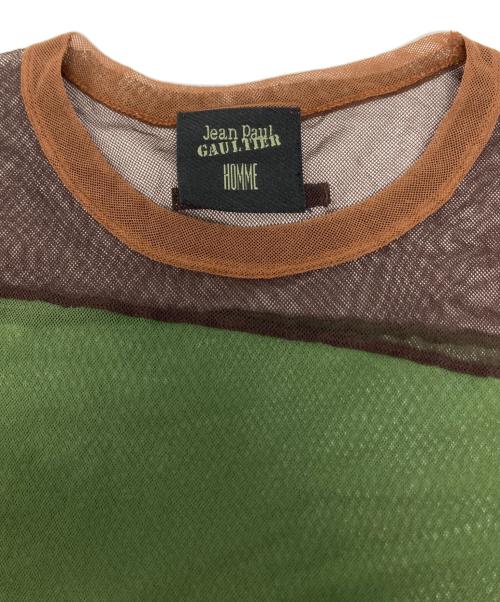 Jean Paul Gaultier homme（ジャンポールゴルチェオム）Jean Paul Gaultier homme (ジャンポールゴルチェオム) 半袖パワーネット マルチカラー サイズ:48の古着・服飾アイテム