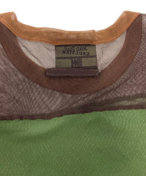 Jean Paul Gaultier homme（ジャンポールゴルチェオム）Jean Paul Gaultier homme (ジャンポールゴルチェオム) 半袖パワーネット マルチカラー サイズ:48の古着・服飾アイテム