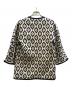 MaxMara (マックスマーラ) 総柄ノーカラージャケット ベージュ サイズ:38：15000円