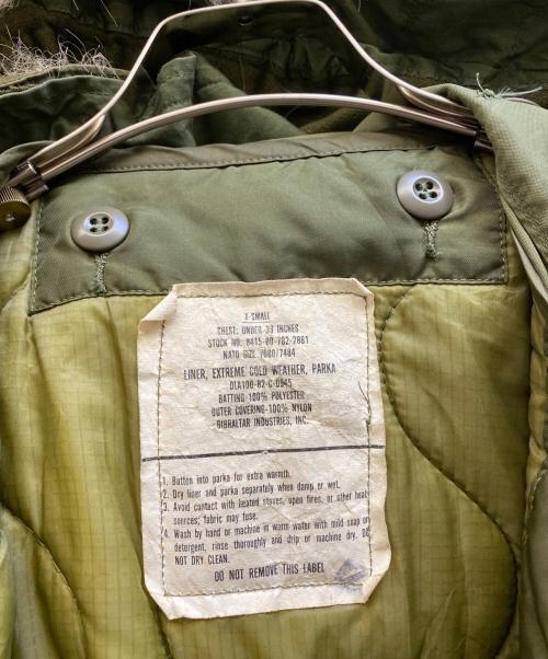 US ARMY（ユーエスアーミー）US ARMY (ユーエスアーミー) 80's フルセットM-65 モッズコート グリーン サイズ:X-SMALLの古着・服飾アイテム