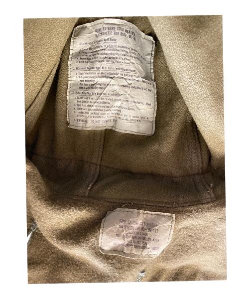 US ARMY（ユーエスアーミー）US ARMY (ユーエスアーミー) 80's フルセットM-65 モッズコート グリーン サイズ:X-SMALLの古着・服飾アイテム