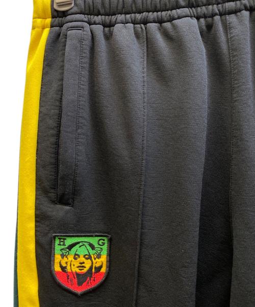 Hysteric Glamour（ヒステリックグラマー）Hysteric Glamour (ヒステリックグラマー) RASTAワッペン スウェットパンツ ブラック サイズ:Ｍの古着・服飾アイテム