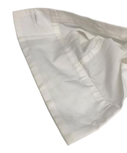 sacai（サカイ）sacai (サカイ) ドッキングシャツ ホワイト×ブラウン サイズ:1の古着・服飾アイテム