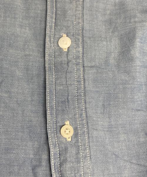 RRL（ダブルアールエル）RRL (ダブルアールエル) L/Sレギュラーカラーシャツ ブルー サイズ:Mの古着・服飾アイテム