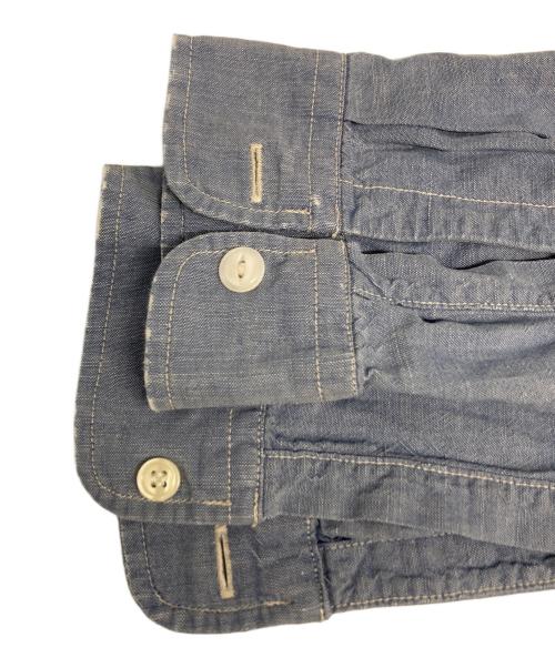 RRL（ダブルアールエル）RRL (ダブルアールエル) L/Sレギュラーカラーシャツ ブルー サイズ:Mの古着・服飾アイテム
