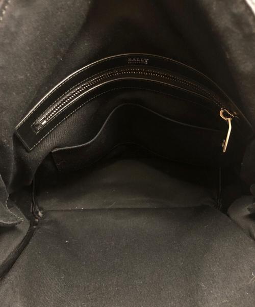 BALLY（バリー）BALLY (バリー) アップリケ トレインスポッティング バックパック ブラックの古着・服飾アイテム