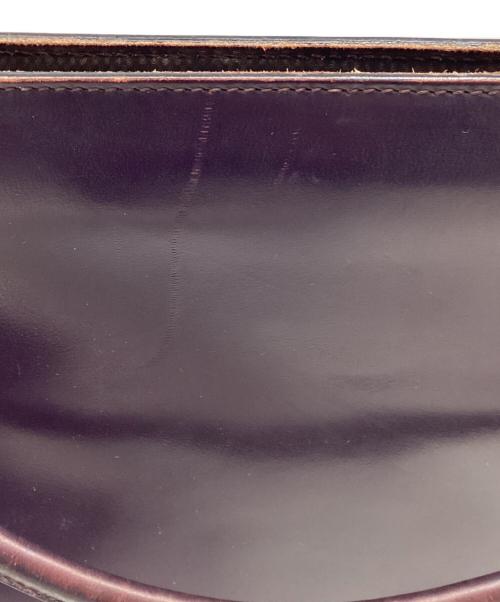 PRADA（プラダ）PRADA (プラダ) レザーショルダーバッグ パープルの古着・服飾アイテム