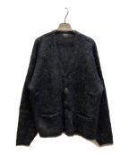 FRAGILEフラジール）の古着「モヘア混カーディガン」｜ブラック