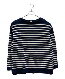 blurhms ROOTSTOCK（ブラームスルーツストック）の古着「バスクシャツ」｜ネイビー