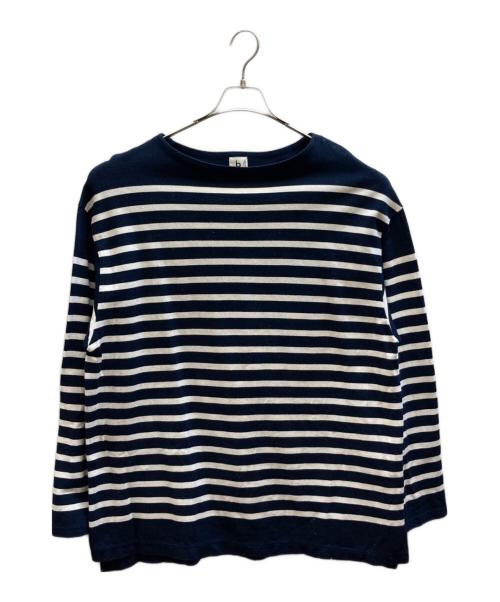 blurhms ROOTSTOCK（ブラームスルーツストック）blurhms ROOTSTOCK (ブラームスルーツストック) バスクシャツ ネイビー サイズ:2の古着・服飾アイテム