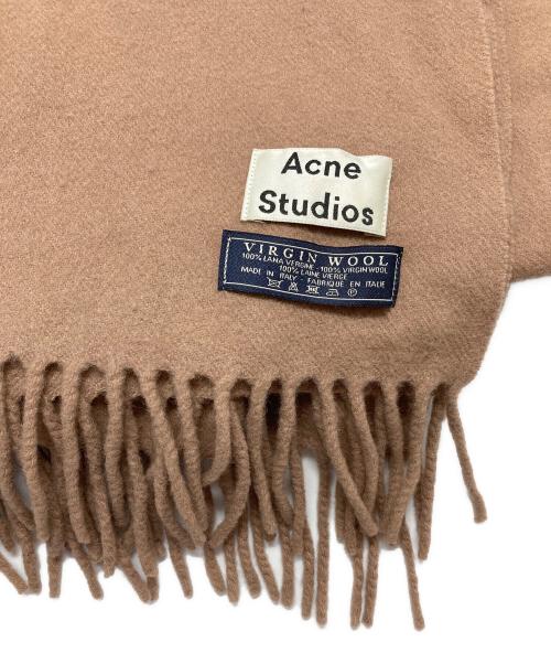 Acne studios（アクネ ストゥディオズ）ACNE STUDIOS (アクネ ストゥディオズ) ウールマフラー ブラウン サイズ:₋の古着・服飾アイテム