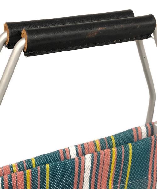 MARNI（マルニ）MARNI (マルニ) MARKET STRIPE BAG グリーン×ピンクの古着・服飾アイテム