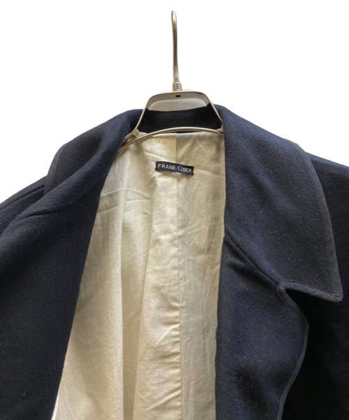 FRANK LEDER（フランクリーダー）FRANK LEDER (フランクリーダー) ジャーマンレザーヘビーコットンPコート ブラック サイズ:2の古着・服飾アイテム