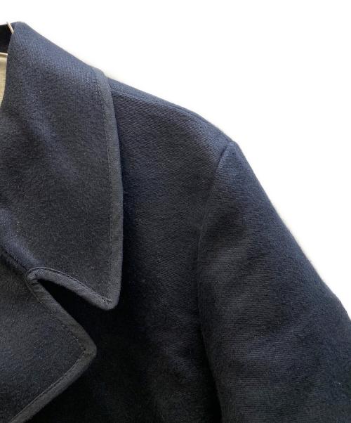 FRANK LEDER（フランクリーダー）FRANK LEDER (フランクリーダー) ジャーマンレザーヘビーコットンPコート ブラック サイズ:2の古着・服飾アイテム