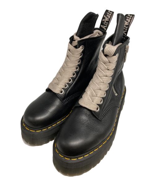 Dr.Martens（ドクターマーチン）Dr.Martens (ドクターマーチン) RICK OWENS (リックオウエンス) ジャンボ レースブーツ ブラック サイズ:UK9の古着・服飾アイテム