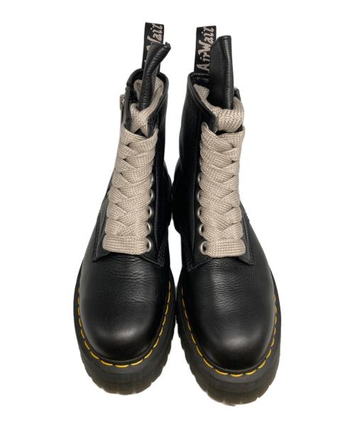 Dr.Martens（ドクターマーチン）Dr.Martens (ドクターマーチン) RICK OWENS (リックオウエンス) ジャンボ レースブーツ ブラック サイズ:UK9の古着・服飾アイテム